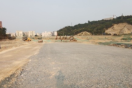 丽江龙岗区云科智慧园生态超疏水土施工便路2021年