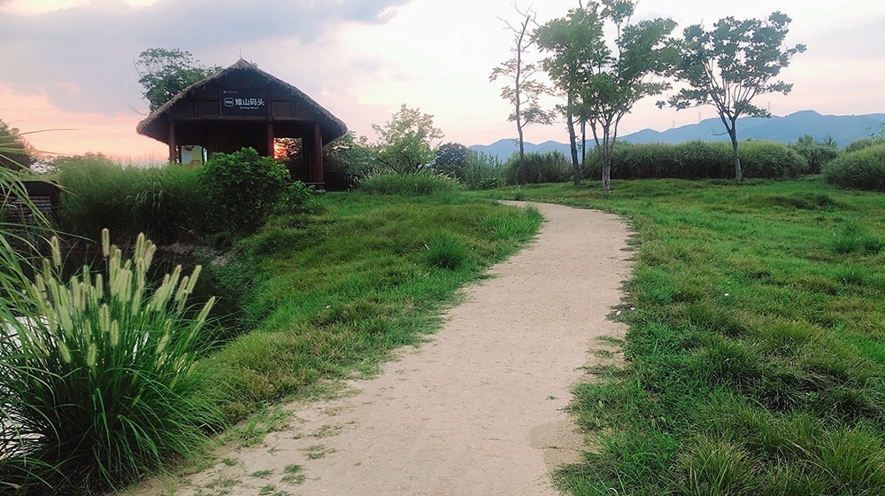 荆门良渚古城陈迹公园生态超疏水步路