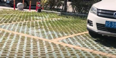 生态超疏水土作为路基，面层为长草的植草砖停车场，已正式盛开使用，并经受住了陆续大雨和台风的考验，使用成效极佳！#超疏水土#停车场#生态#路基#